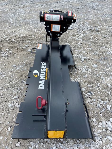 danuser post driver skid steer|danuser fence post drivers.